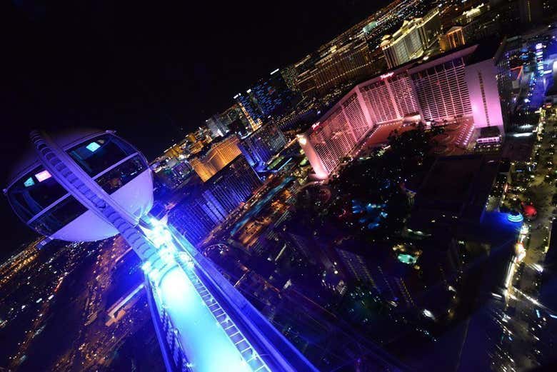 Vue depuis la grande roue High Roller