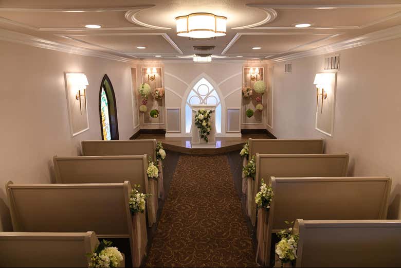 Intérieur de la chapelle Graceland