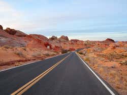 Valley of Fire, route pour White Domes