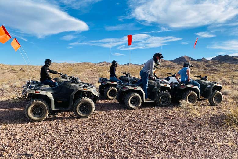 Balade en quad dans le désert de Las Vegas