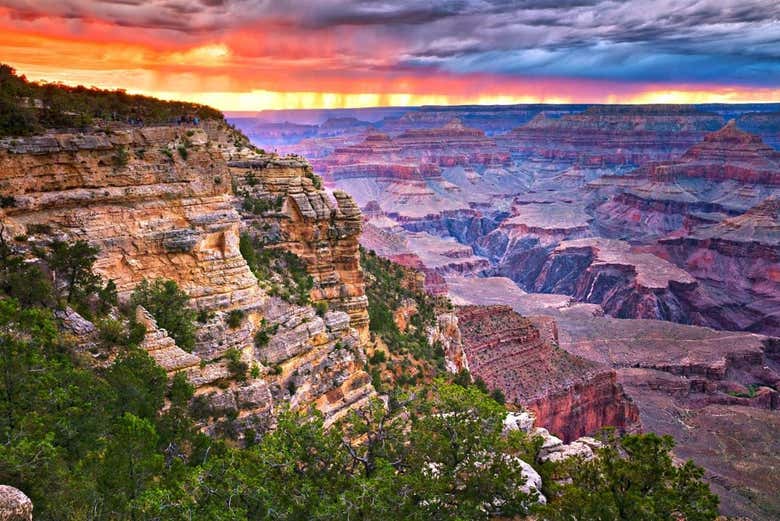 Paysages de la rive sud du Grand Canyon